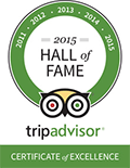 TripAdvisor 2015 - Hall of Fame